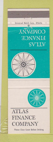 Matchbook Cover - Atlas Finance Charleston Heights SC WEAR