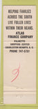 Matchbook Cover - Atlas Finance Charleston Heights SC WEAR