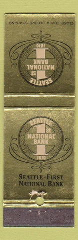 Matchbook Cover - 1st National Bank Seattle WA