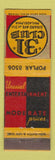 Matchbook Cover - 31 Club Philadelphia PA Midget