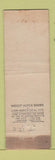 Matchbook Cover - Troy Laundry WORN Midget