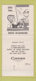 Matchbook Cover - 1st National Bank and Trust Beaver Dam WI 30 Strike