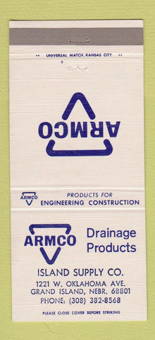 Matchbook Cover - ARMCO Drainage Grand Island NE 30 Strike