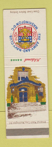 Matchbook Cover - Army and Navy Club Washington DC