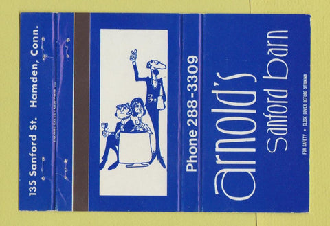 Matchbook Cover - Arnold's Sanford Barn Hamden CT 40 Strike