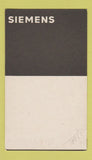 Matchbook Cover - 3 Milhoes Siemens Portugal SAMPLE 40 Strike