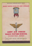 Matchbook Cover - Army Air Forces Flying School Cochran Field GA 40 Strike