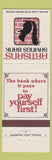 Matchbook Cover - Artisans' Savings Bank Squirrel Wilmington DE Newark Dover