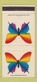 Matchbook Cover - Assoc. Weavers Bradford Yorkshire England Butterfly 30 Strike