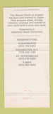 Matchbook Cover - Arigato Japanese Steak House Clearwater Tampa FL 30 Strike