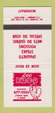 Matchbook Cover - Leo BBQ QC 30 Strike