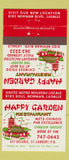Matchbook Cover - Happy Garden Chinese Restaurant St Laurent QC 30 Strike