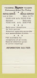 Matchbook Cover - Magnan Steak House Tavern QC 30 Strike