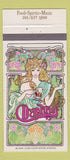 Matchbook Cover - Daphne's Newark NJ Sheraton girlie 30 Strike