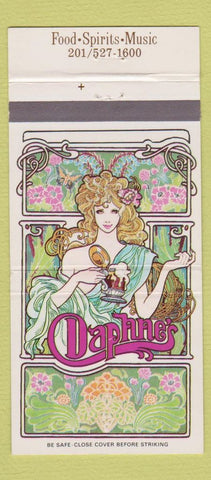 Matchbook Cover - Daphne's Newark NJ Sheraton girlie 30 Strike