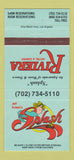 Matchbook Cover Riviera Hotel Casino Las Vegas NV Mermaid girlie WEAR 30 Strike