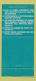Matchbook Cover - Vibco Equipment Auckland New Zealand 30 Strike
