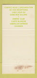 Matchbook Cover - Hotel Chateau Laurier Quebec QC 30 Strike