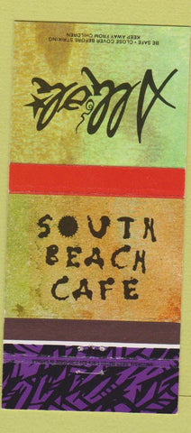 Matchbook Cover - South Beach Cafe Miami Beach FL 30 Strike