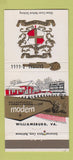 Matchbook Cover - Lord Paget Motor Inn Williamsburg VA 30 Strike