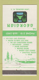 Matchbook Cover - The Georgian Lake George NY 30 Strike