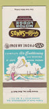 Matchbook Cover - Golden Sands Motor Lodge Jacksonville FL girlie 30 Strike
