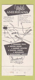 Matchbook Cover - Motel Americana New Stanton Greensburg PA WEAR 30 Strike