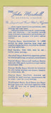 Matchbook Cover - The John Marshall Richmond VA WEAR 30 Strike