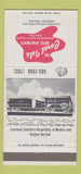 Matchbook Cover - Coral Isle Motel Apartments Norfolk VA 30 Strike