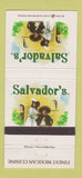 Matchbook Cover - Salvador's Mexican Food Chicago IL Oak Park 30 Strike