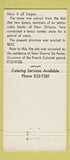 Matchbook Cover - Court of Two Sisters New Orleans LA 30 Strike