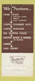 Matchbook Cover - Don's Seafood Lafayette Baton Rouge Shreveport LA 30 Strike