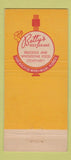 Matchbook Cover - Betty's Restaurant Miami FL girlie Wolf 21 Strike Feature