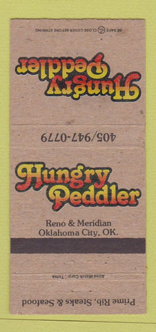 Matchbook Cover - Hungry Peddler Restaurant Oklahoma City OK 30 Strike