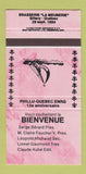 Matchbook Cover - Match Collection Phillu Quebec QC 30 Strike