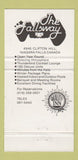 Matchbook Cover - Fallsway Thunderbird Room Niagara Falls ON 30 Strike