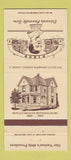 Matchbook Cover - Dixon IL Ronald Reagan Boyhood Home Bank 30 Strike