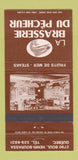 Matchbook Cover - La Brasserie DU Pecheur Quebec QC 30 Strike