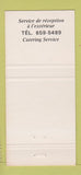 Matchbook Cover - Le Colonial La Prairie QC 30 Strike
