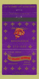 Matchbook Cover - La Grange Hermine QC 30 Strike