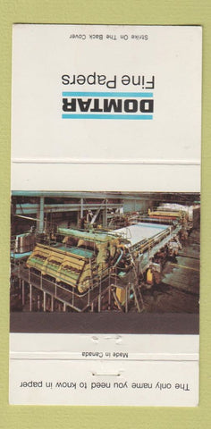 Matchbook Cover - Domtar Fine Papers Canada 30 Strike