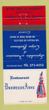 Matchbook Cover - Restaurant Duchesse Anne Montreal QC girlie 30 Strike