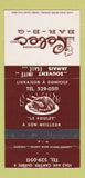 Matchbook Cover - Kebec BBQ Quebec QC chicken 30 Strike