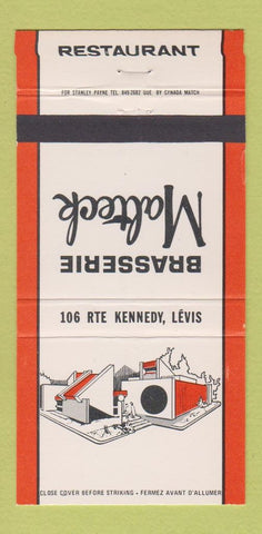 Matchbook Cover - Brasserie Malteck Levis QC 30 Strike