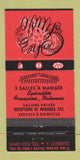 Matchbook Cover - Chez Suido? Quebec QC 30 Strike