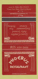 Matchbook Cover - Phoebus Restaurant  #1 30 Strike