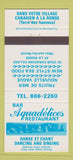 Matchbook Cover - Bar Aquadelices Restaurant QC 30 Strike