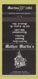 Matchbook Cover - Mother Martin's Montreal QC 30 Strike