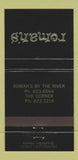 Matchbook Cover - Roman's By the River Drumheller AB 30 Strike
