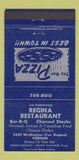 Matchbook Cover - Regina Restaurant Pizza Verdun QC 30 Strike